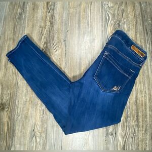 Express Stella Skinny Low Rise Denim Blue Jeans Size 6s